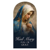 Gerffert R2168 Hail Mary Arched Plaque 10"