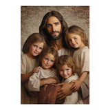 Gerffert R2175 Let the Children Come to Me Wood Plaque 5"