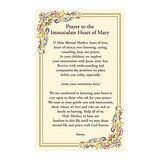 Ambrosiana R5013 Immaculate Heart Devotion Florentine Holy Card - 25/pk