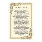 Ambrosiana R5019 Nicene Creed Florentine Holy Card - 25/pk