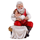 Avalon Gallery R5299 Adoring Santa in Prayer Figurine
