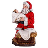 Avalon Gallery R5300 Adoring Santa Nativity Figurine