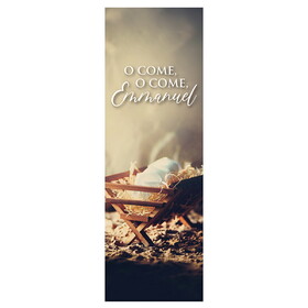 Celebration Banners R5350 Manger O Come, O Come, Emmanuel X-Stand Banner