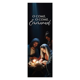Celebration Banners R5352 Holy Family O Come, O Come, Emmanuel X-Stand Banner