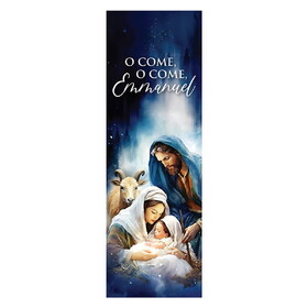 Celebration Banners R5354 Watercolor O Come, O Come, Emmanuel X-Stand Banner