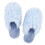 Bella R5395 Plush Mohair Slippers - Spa Blue