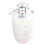 Bella R5396 Plush Mohair Slippers - Ivory