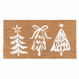PURE Design R5537 Coir Doormat - White Trees