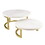 Tablesugar R5606 Marble Nesting Trays - Gold