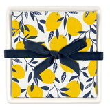 Tablesugar R5618 Ceramic Napkin Tray + Napkins - Lemons