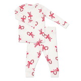 Stephan Baby R5734 2 PC PJ Set - Candy Canes