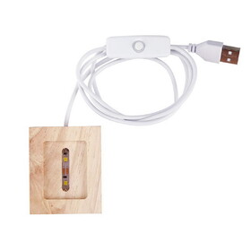 Jeweled Cross R5854 Etched Glass Light Stand