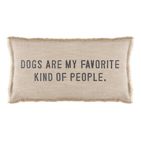 Face to Face R5904 Face to Face Lumbar Pillow - Dogs Are My Favorite