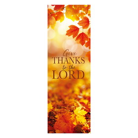 Celebration Banners R6462 Give Thanks To The Lord Banner (R6462)