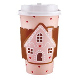 Slant R6546 Paper To-Go Cups - Gingerbread House - 8ct
