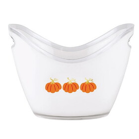 Slant R6627 Acrylic Beverage Bucket - Pumpkins