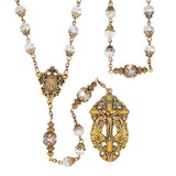Creed R6781 Crystal Mary of Angels Rosary