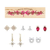 Fleur Jewelry R7231 Boxed Earring Set - Holiday