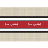 Tablesugar R7320 Paper Table Runner - Bon Appetit