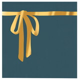 Tablesugar R7367 Cocktail Napkins - Gold Bow