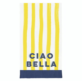 Tablesugar R7375 Fringed Paper Guest Napkins - Ciao Bella