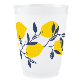 Tablesugar R7380 Frost Cups - Lemons - Set of 8