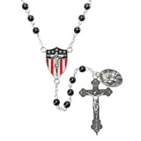 Creed R7503 Pope Leo XIV Hematite Rosary