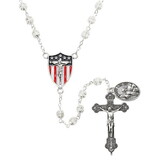 Creed R7505 Pope Leo XIV Crystal Rosary
