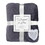 Heartfelt R7742 Blanket - Gray