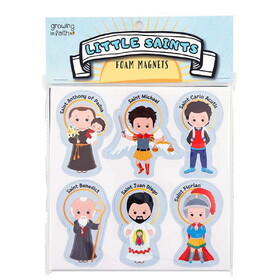 Growing In Faith R8565 Saints for Boys Foam Magnets