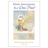 Alfred Mainzer RA53035 Happy Anniversary to a Dear Priest Card