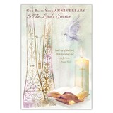 Alfred Mainzer RA69088 God Bless Your Anniversary in the Lord's Service Card