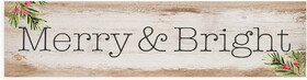 Faithworks RDM0142 Mini Sign - Merry &amp; Bright