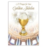 Alfred Mainzer RJ37081 A Prayer for Your Golden Jubilee - 50th Jubilee Anniversary Card