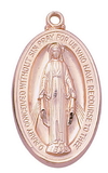 Creed RP1645 24Kt Rose Gold Over Sterling Silver Miraculous Medal