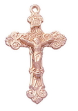 Creed RP417 24Kt Rose Gold Over Sterling Silver Crucifix