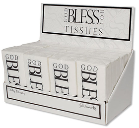 Gifts of Faith RS995 God Bless You Tissue Display