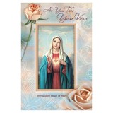 Alfred Mainzer RV69128 As You Take Your Vows - Vows Card w/ Removable Prayer Card