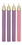 Will & Baumer SB20-4A Advent Tube Candle Set - Purple/Rose