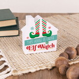 P.Graham Dunn SHP0166 Small Christmas Shape Sign - This House Is Under