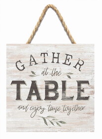 Faithworks SHS0004 Pallet Sign - Gather at The Table