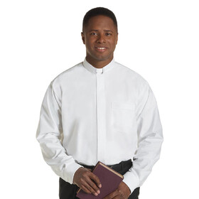 Murphy SM-111 Long Sleeve Tab Collar Shirt - White