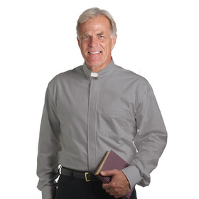 Murphy SM-121 Long Sleeve Tab Collar Shirt - Gray