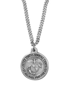 Creed SO243MC Marine Corps Heritage Medal With 20" Chain