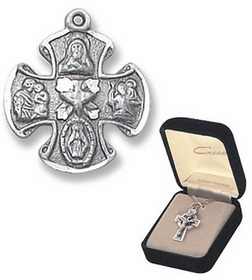 Creed Creed The Heritage Four Way Medal And Chain