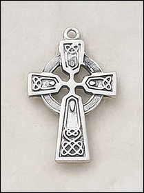 Creed SO7643 Heritage Medium Celtic Cross With 18" Chain