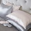 Bella il Fiore SP-GRAY Satin Pillowcase with Zipper Closure - Gray - Standard