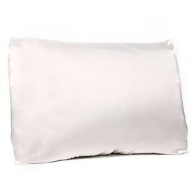 Bella il Fiore SP-IVORY Satin Pillowcase with Zipper Closure - Ivory - Standard
