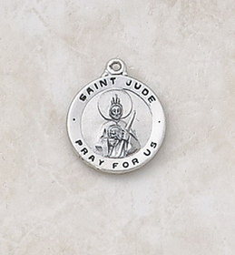 Creed Creed Sterling St. Jude Patron Saint Medal