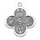 Creed SS1529 Sterling Silver Medal - Four Way Medal